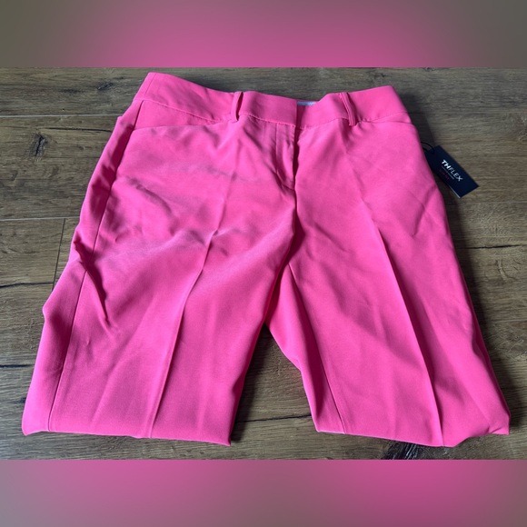 TOMMY HILFIGER-NWT Women's Pink Cropped Trousers - Picture 4 of 14